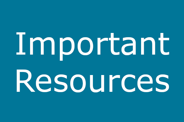 Link to list of Important Resources